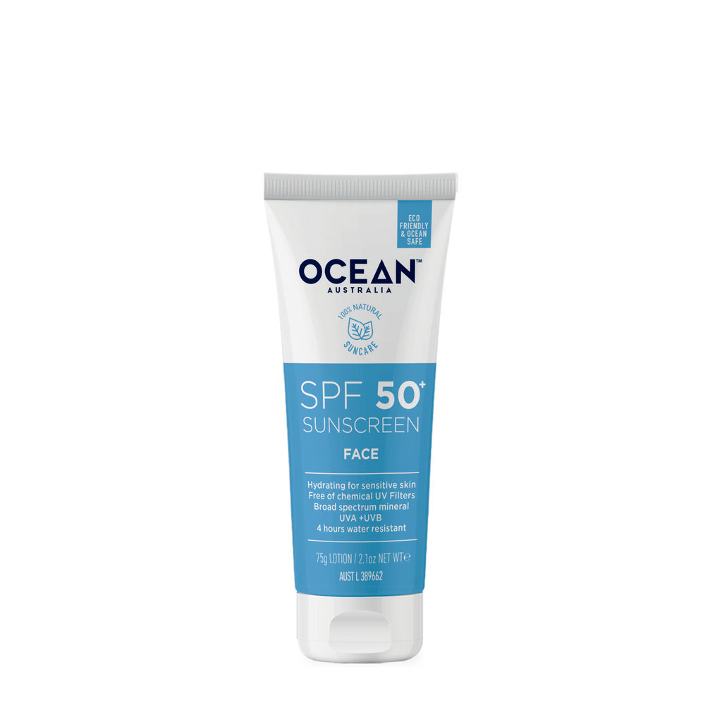 SPF 50 Face Sunscreen 75g Ocean Australia