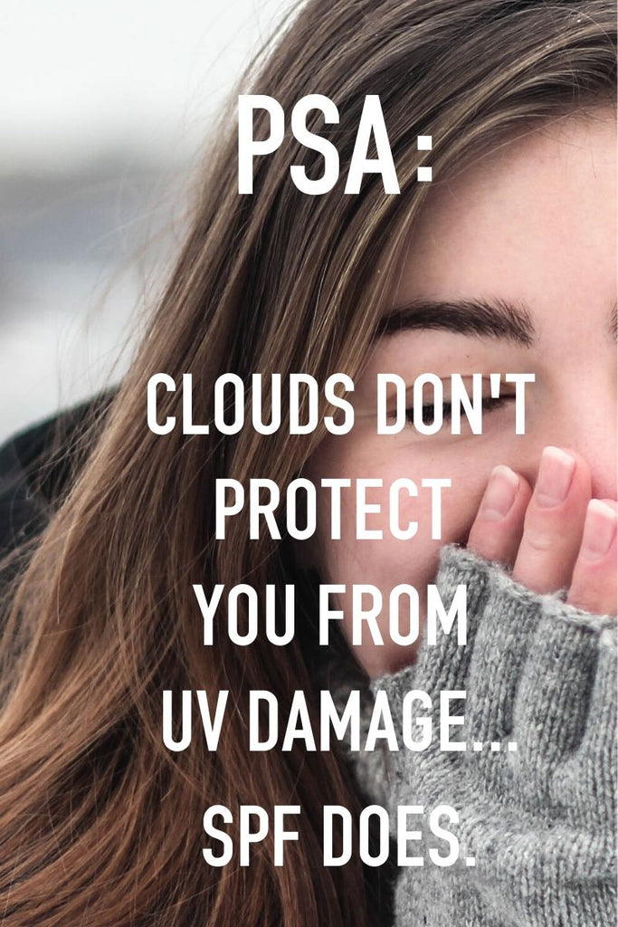 PUBLIC SERVICE ANNOUNCEMENT: Whatever the weather, you need UV protection